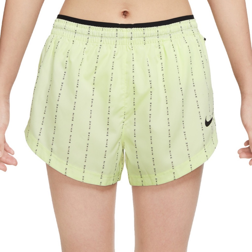 NIKE Tempo Luxe Icon Clash Running Shorts Pastel Neon Size Small